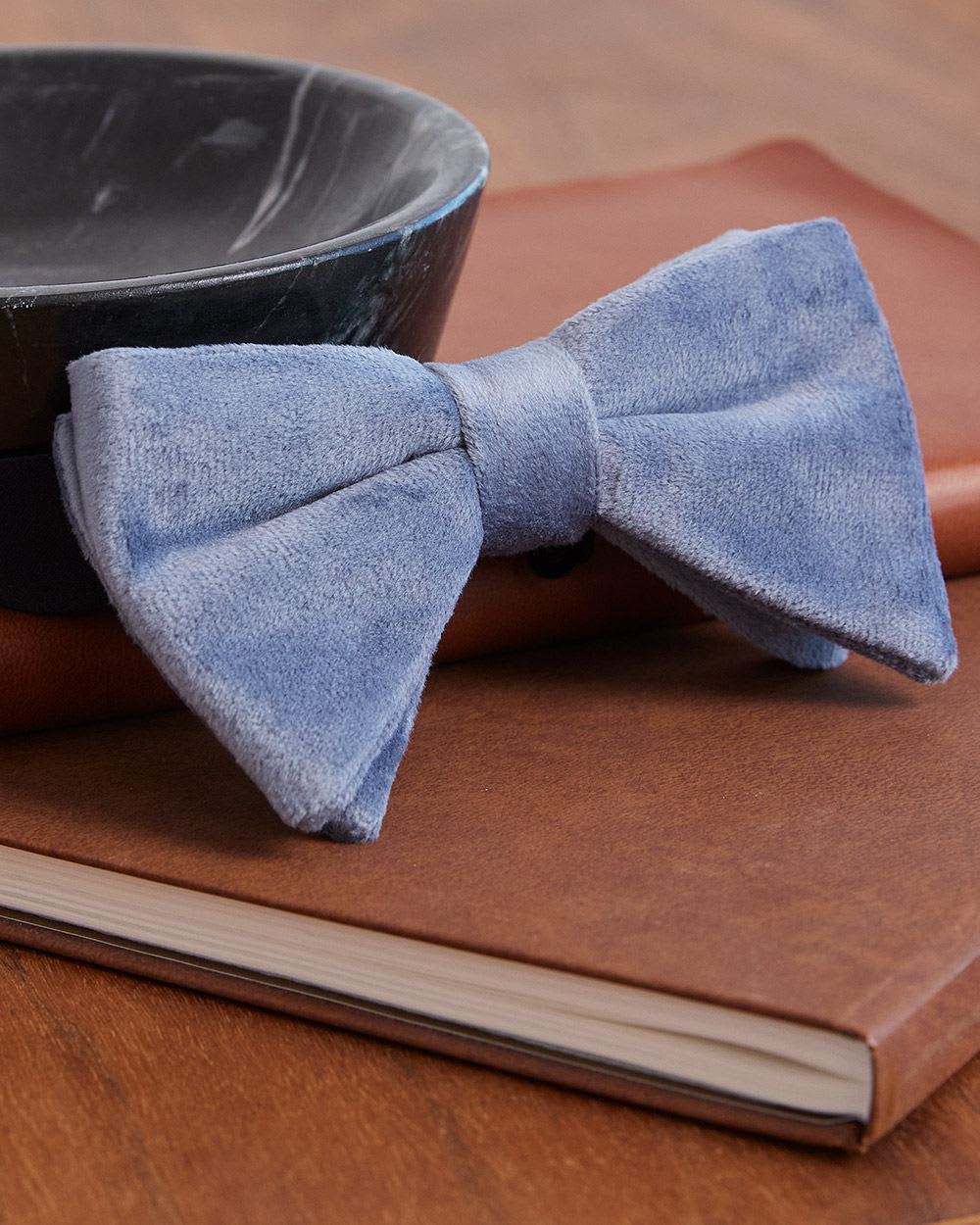 Solid Velvet Bow Tie