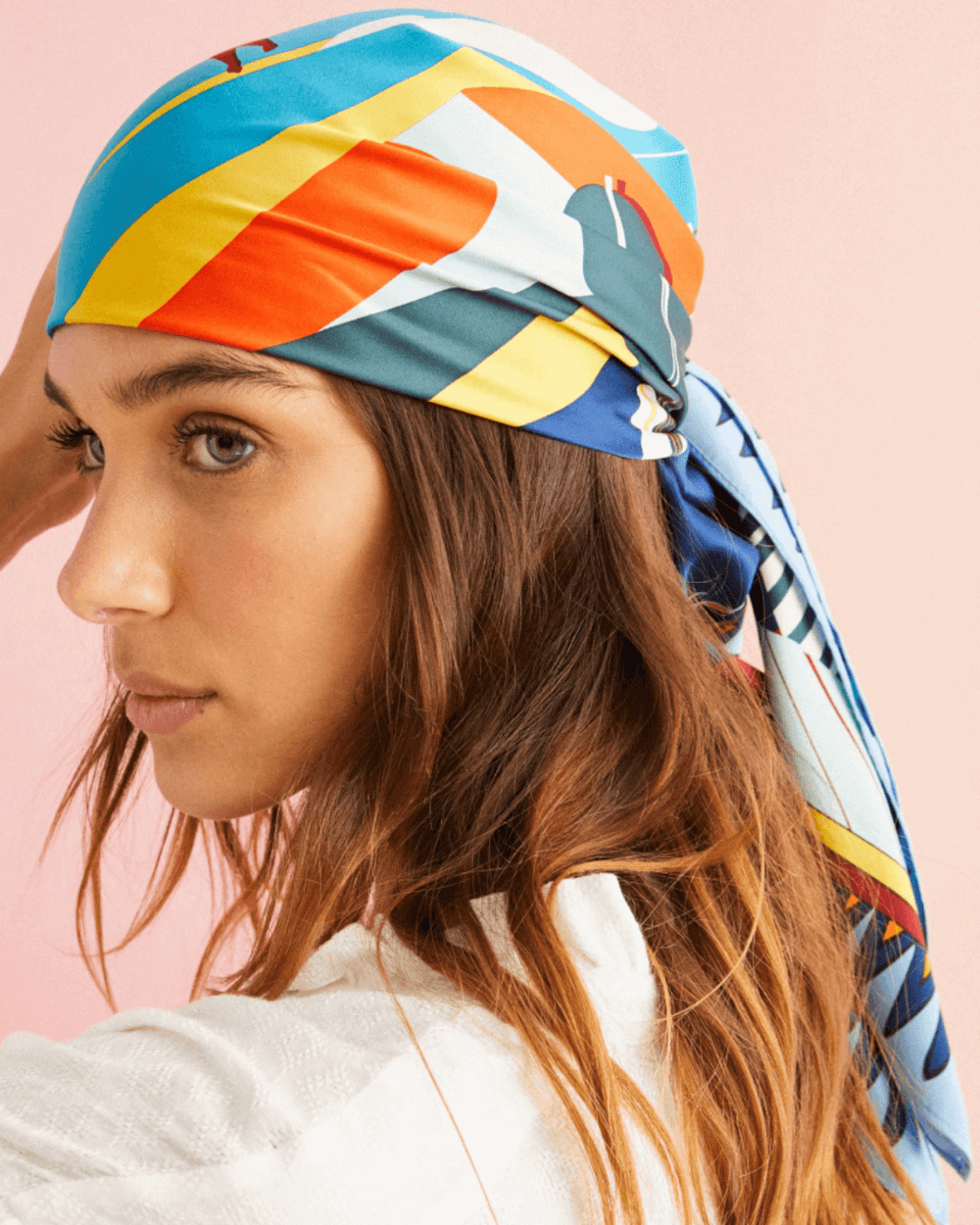 SURFIN Scarf in Blue