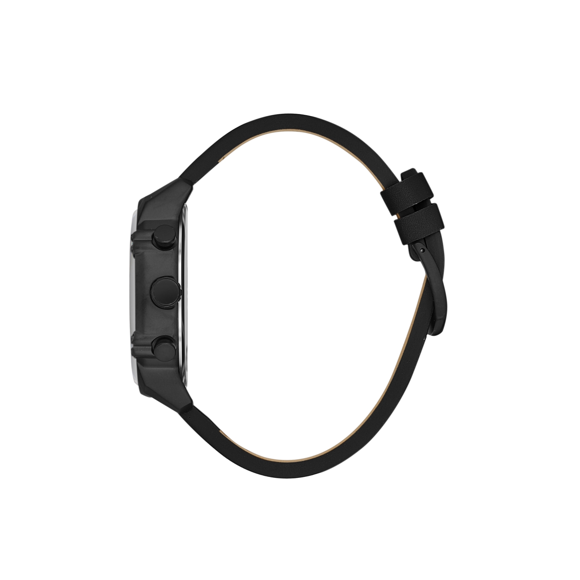 LEE COOPER-Men's Black 51mm watch w/Red Dial