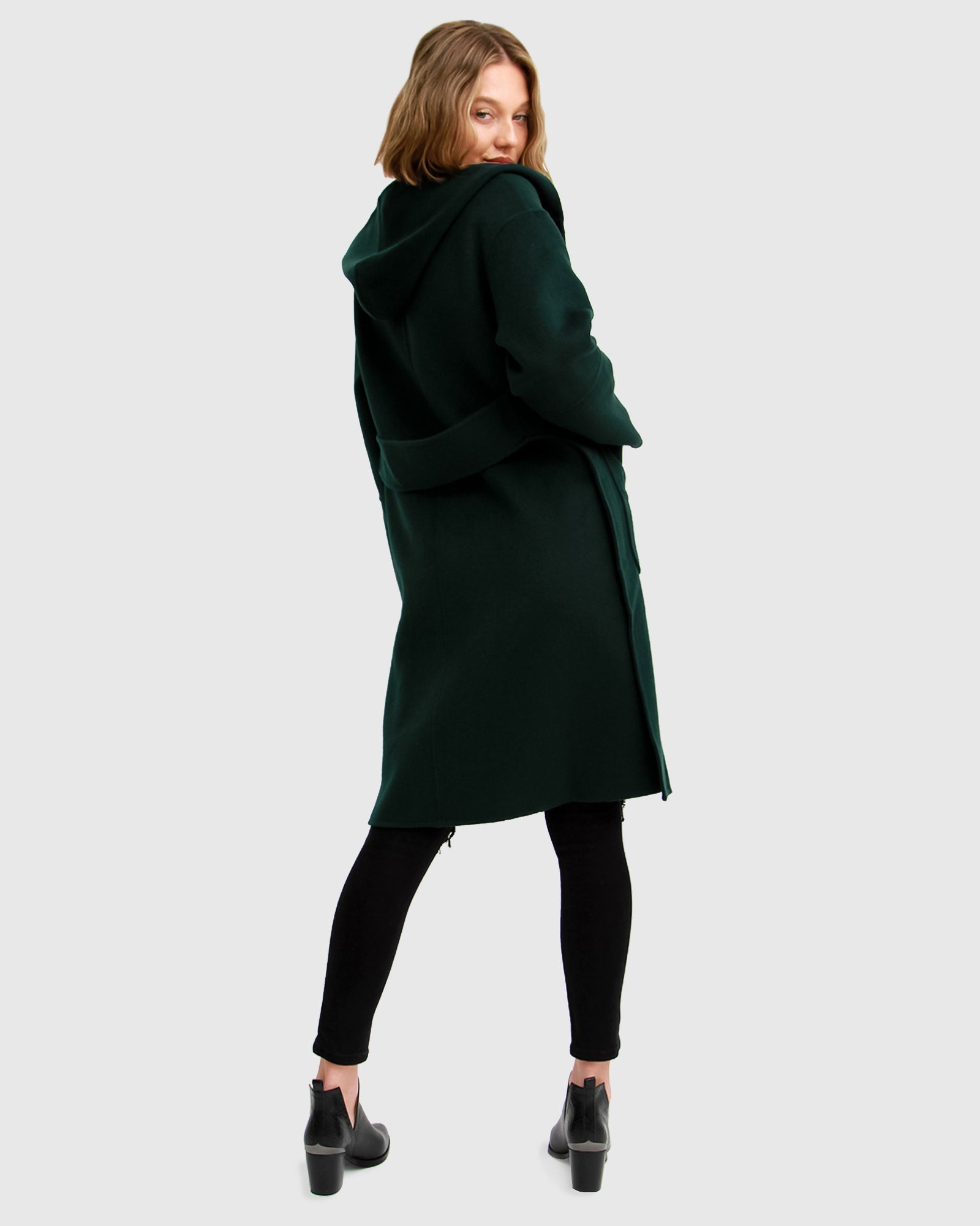 Belle & Bloom Walk This Way Wool Blend Oversized Coat