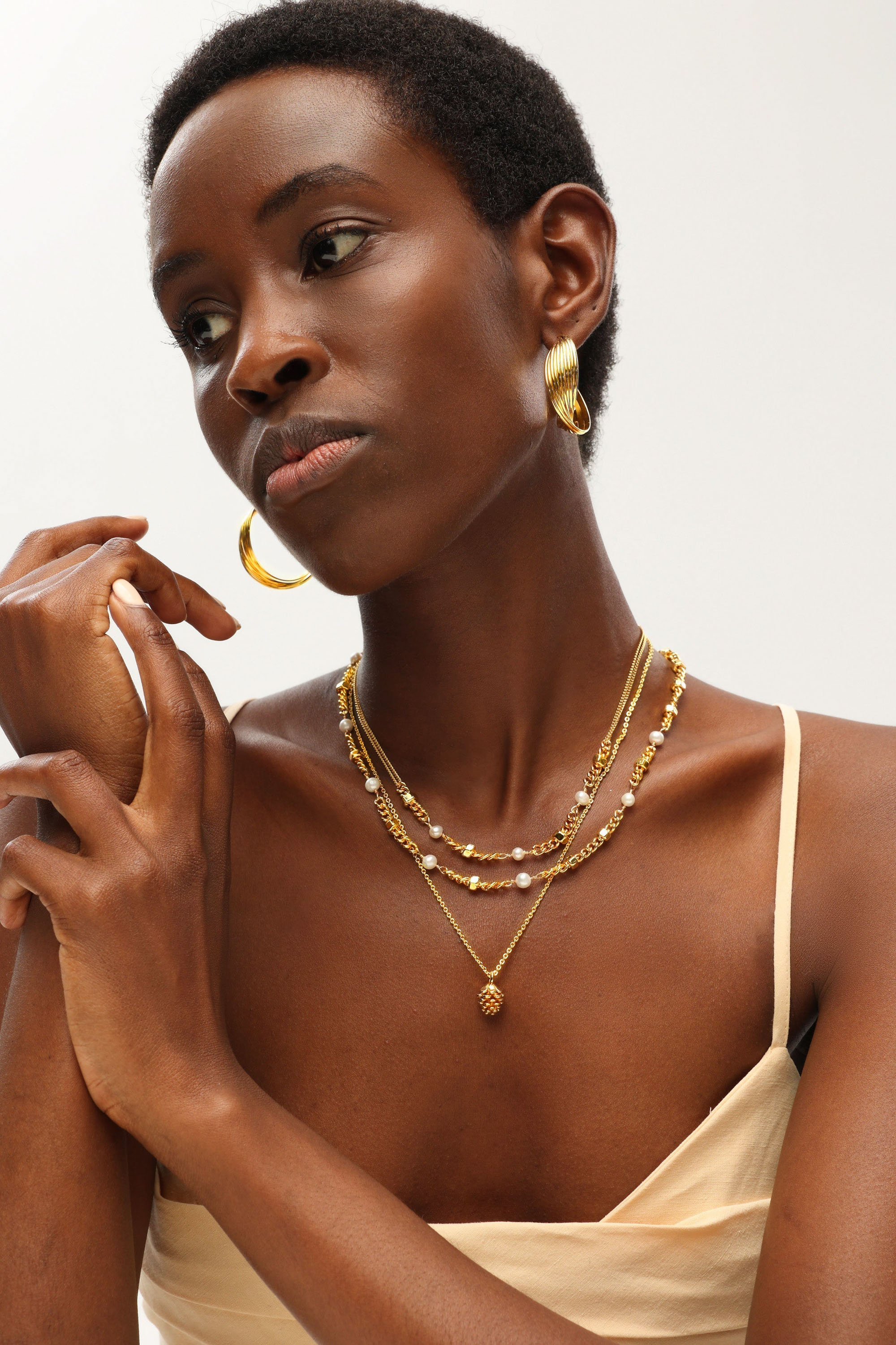 Classicharms-Pinecone Pendant Necklace