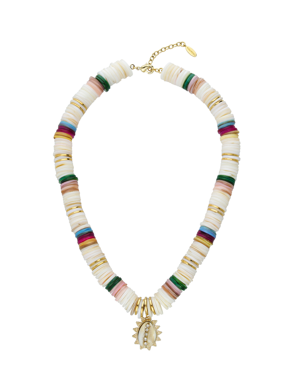 Hipanema EMBRUNS Gold & Multicolor Necklace