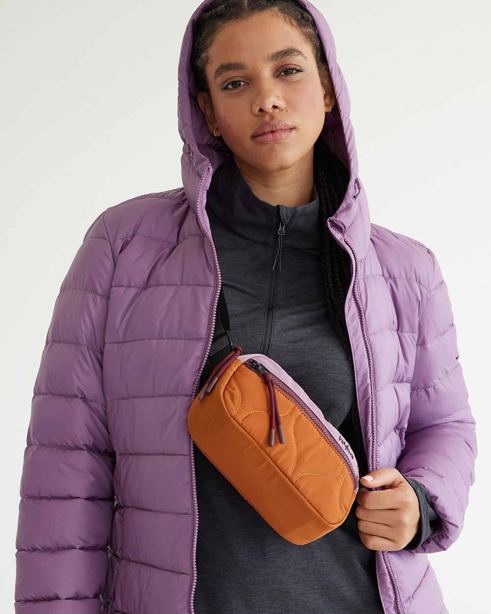 Short Quilted Packable Jacket