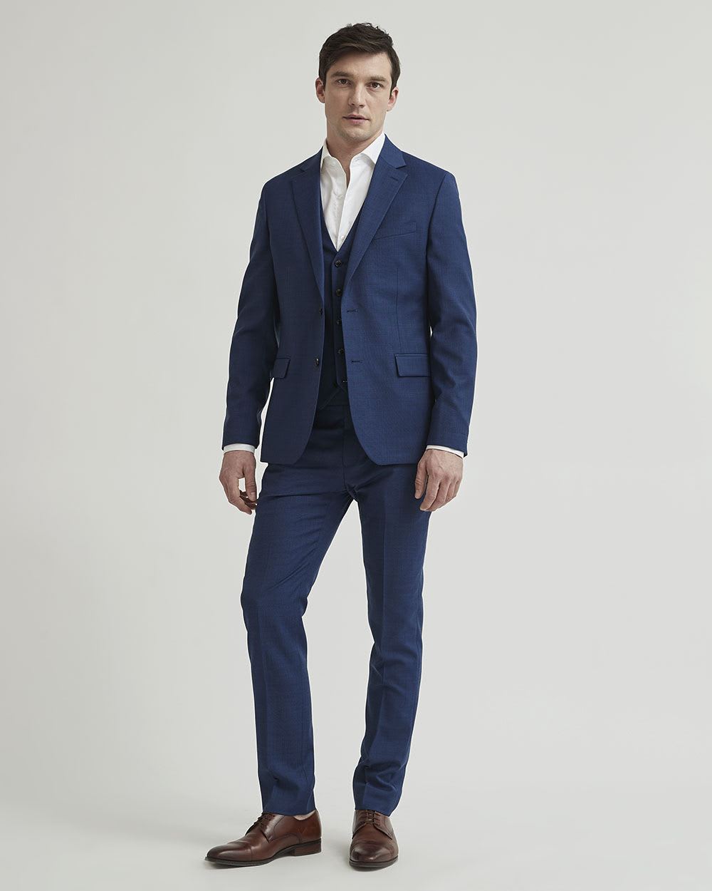 Medium Blue Wool Essential Blazer