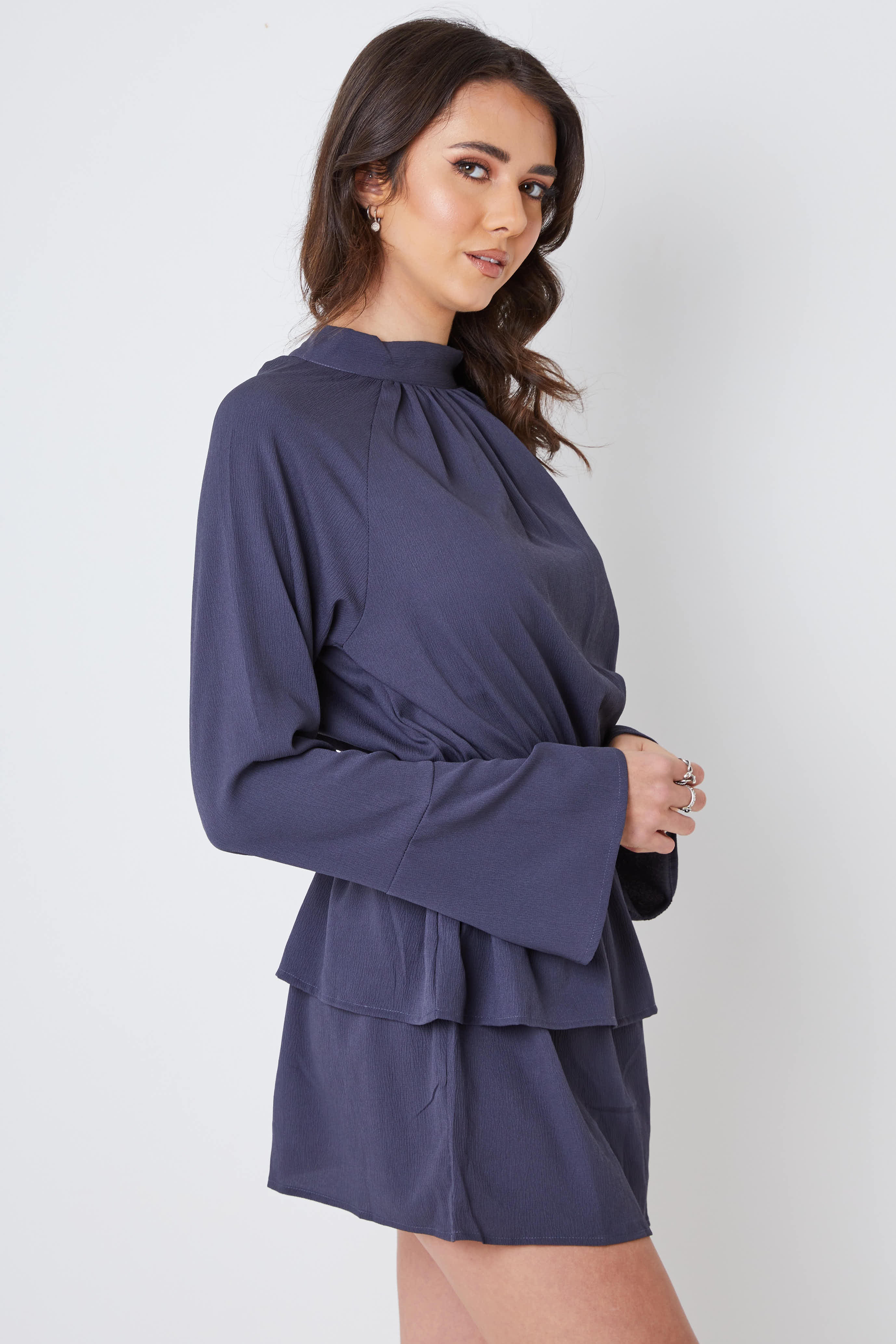 Creea Halter neck Mini Dress