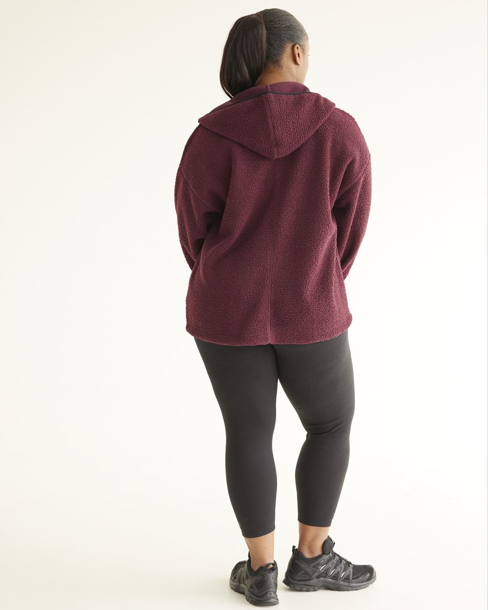 Hooded Sherpa Jacket, Hyba