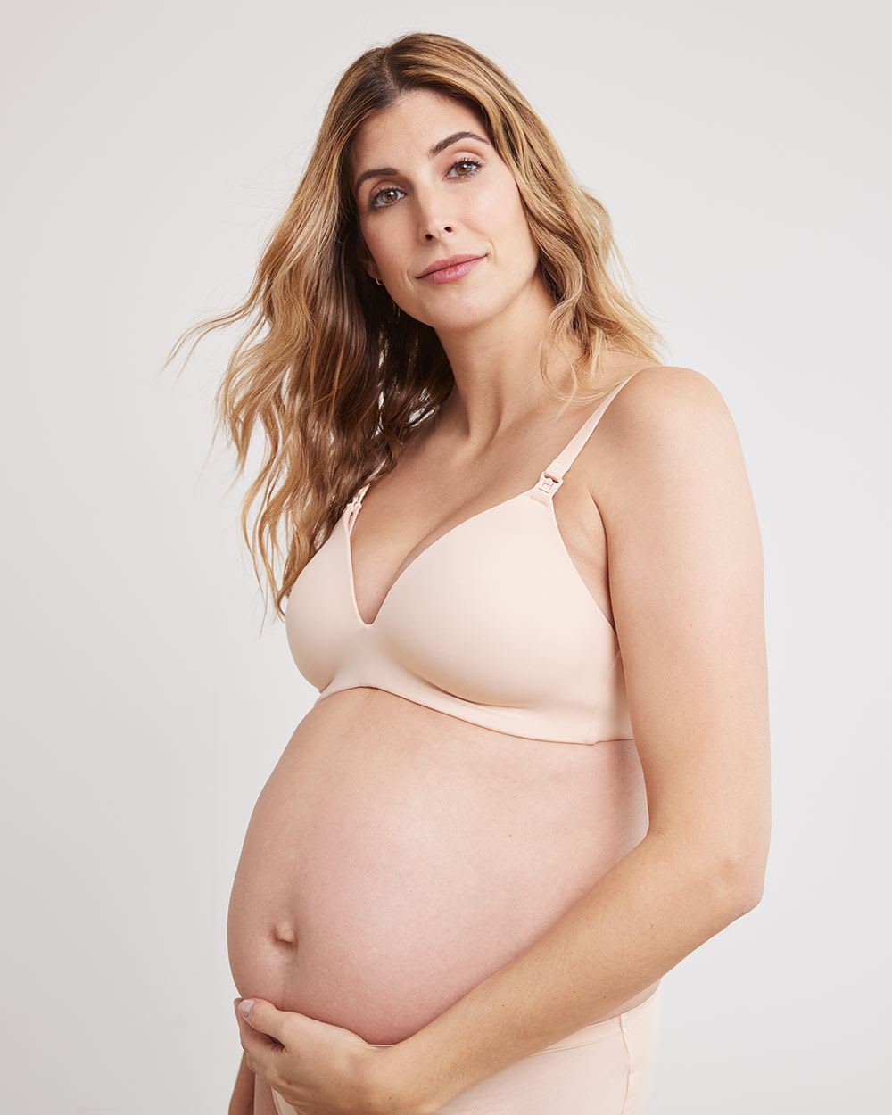 Microfiber Full-Coverage Nursing Bra - Thyme Maternity