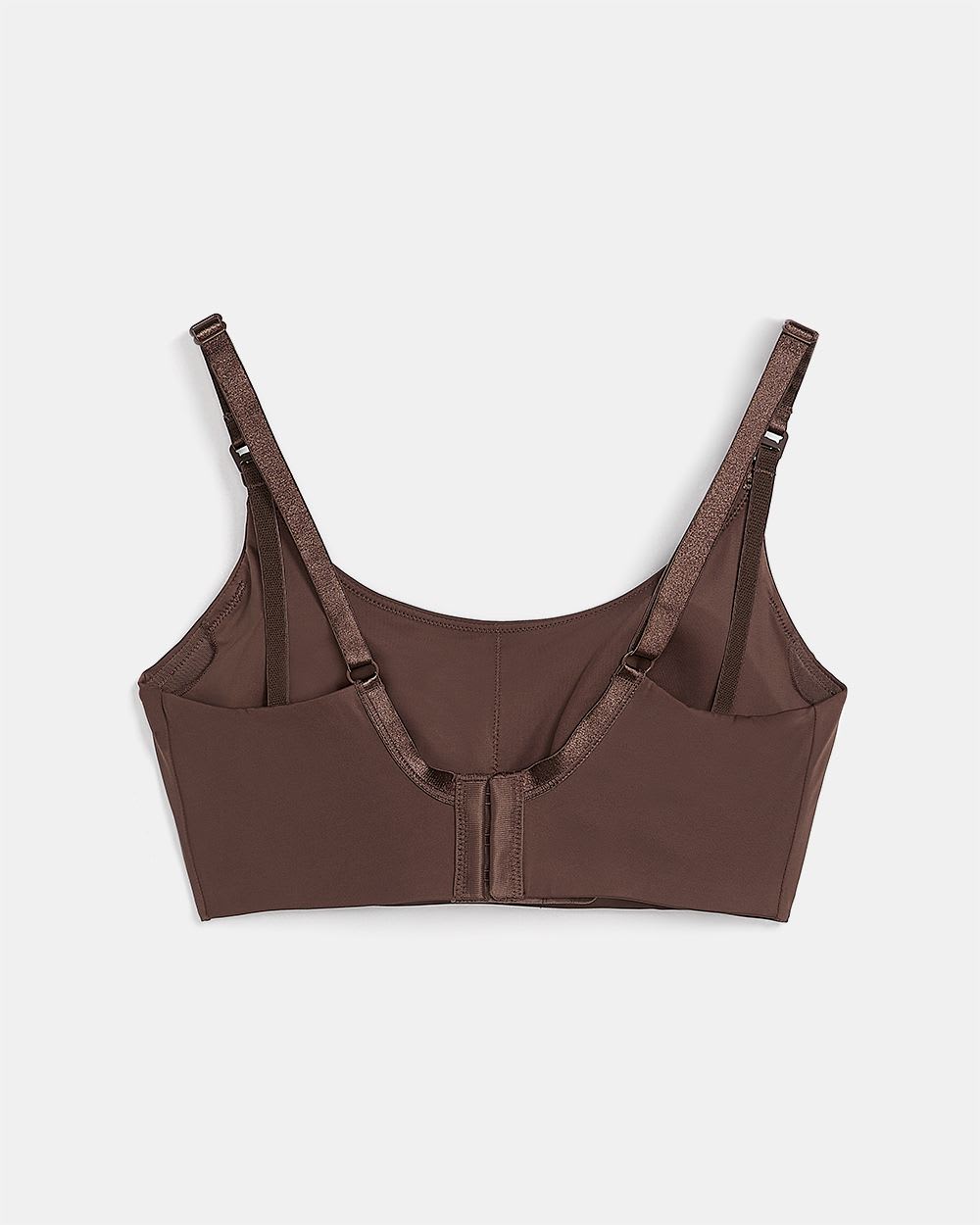 Microfibre Scoop-Neck Nursing Bra - Thyme Maternity