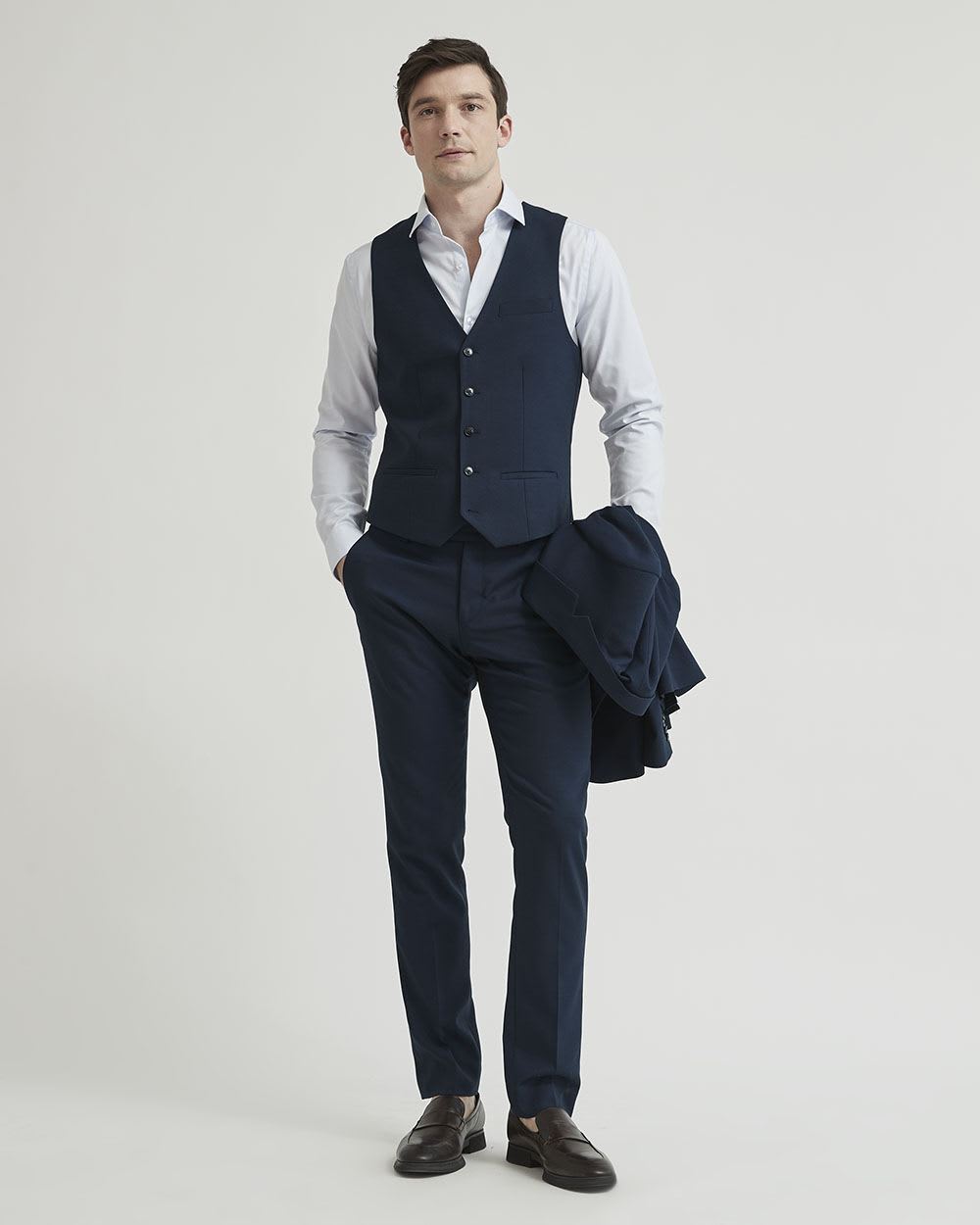 Essential Navy Suit Vest