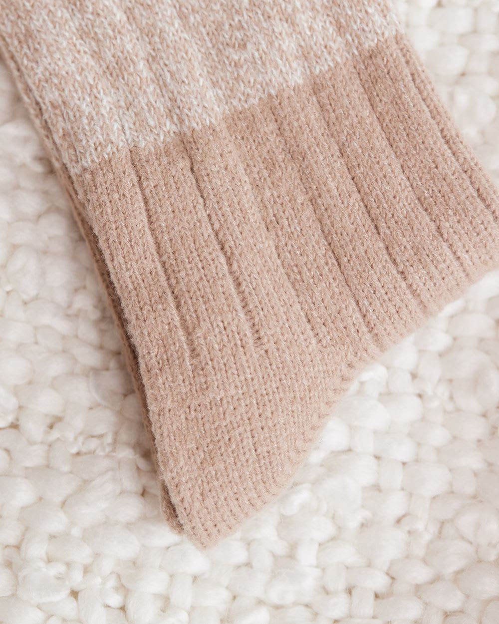 Colour-Blocked Super-Soft Socks