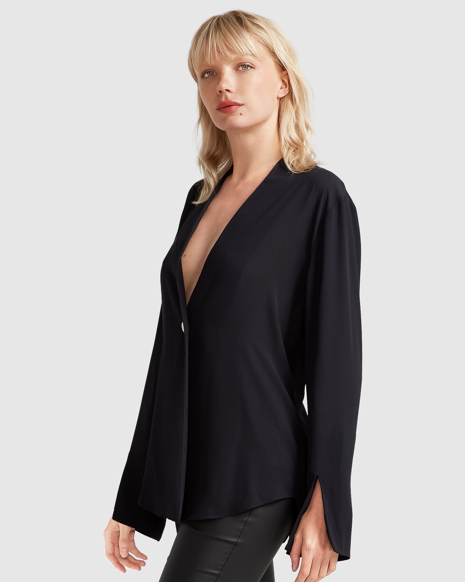 Belle & Bloom Sheer Genius Lightweight Blazer