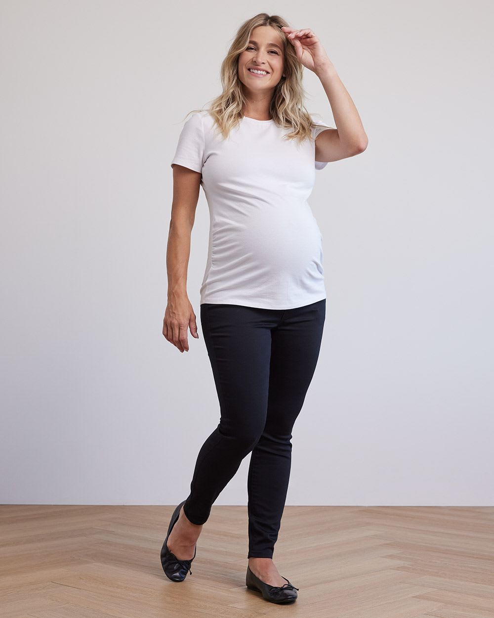 Black Natalie Jegging - Thyme Maternity