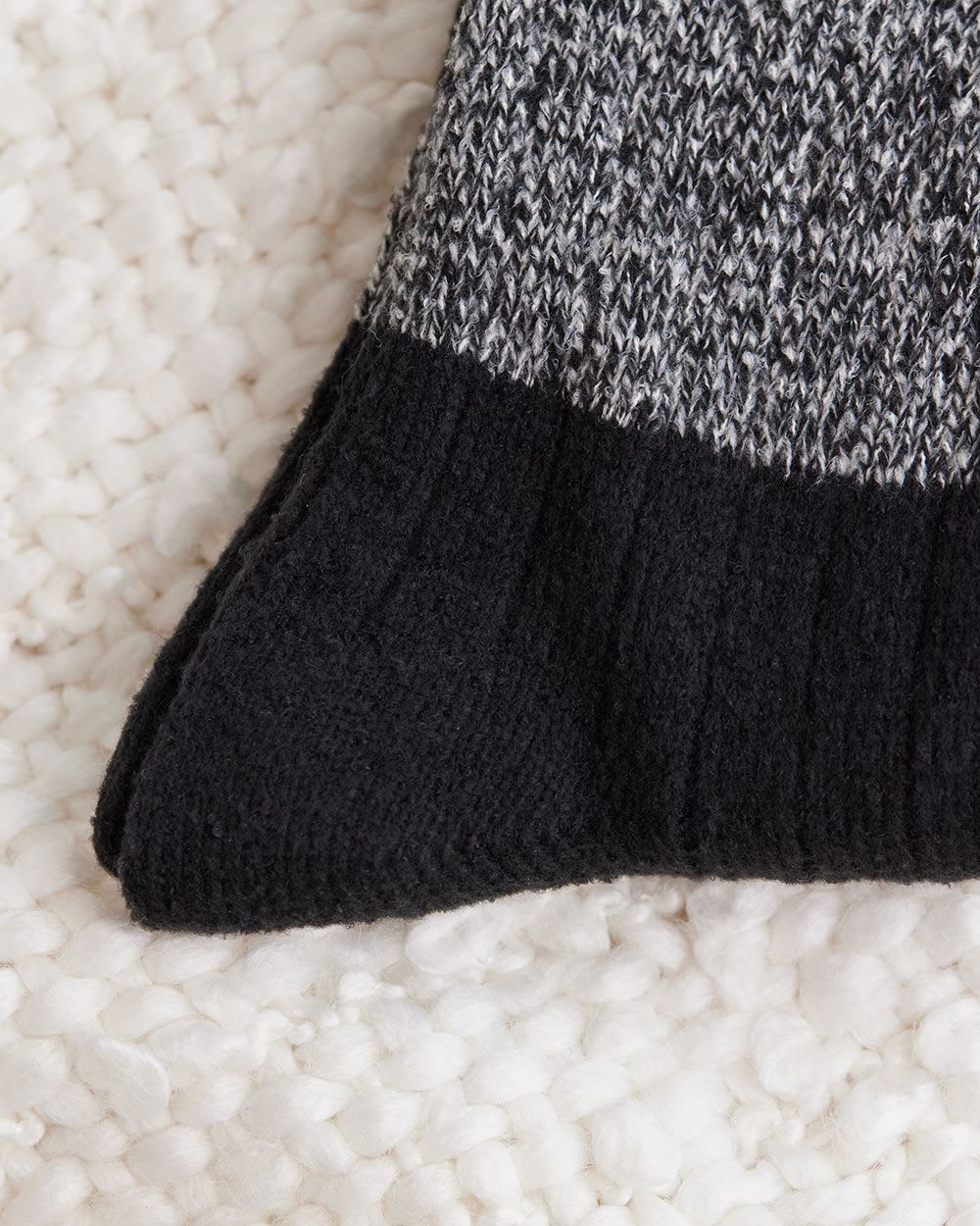 Colour-Blocked Super-Soft Socks