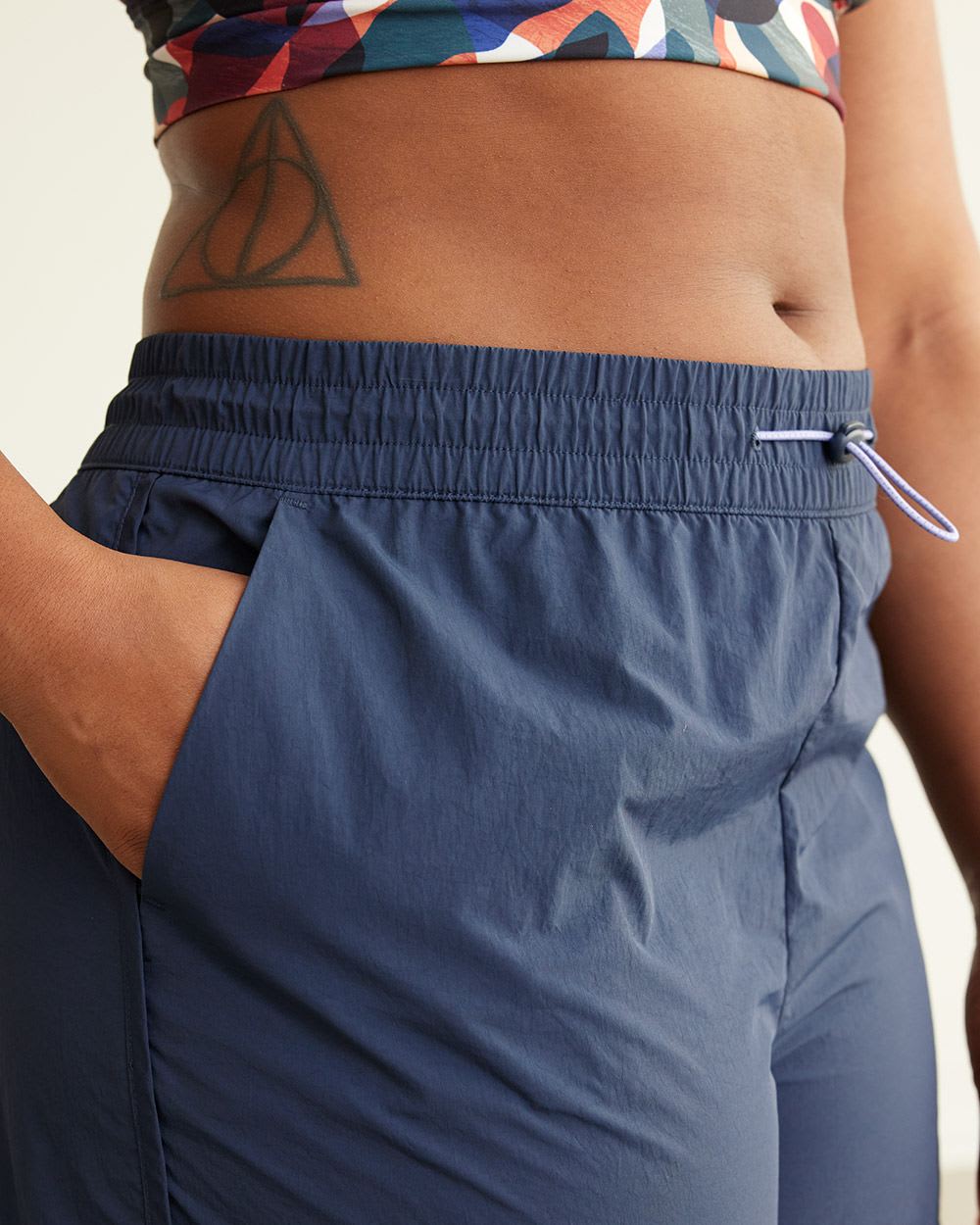 Woven Crinkle Shorts, Hyba