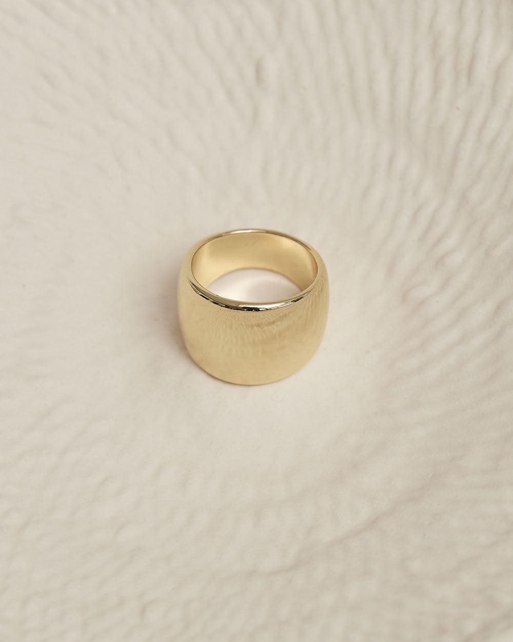 14K Gold-Plated Large Ring