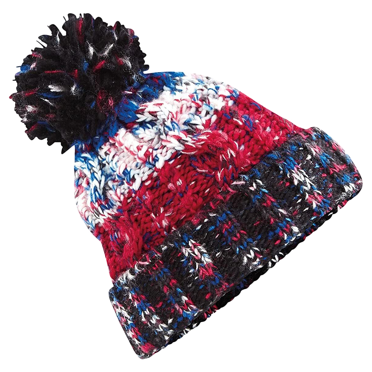 Beechfield - ® Womens/Ladies Corkscrew Pom Pom Beanie