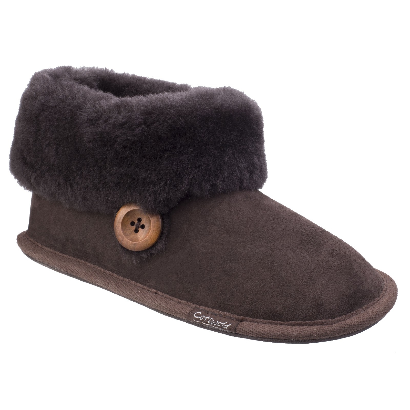 Cotswold - Womens/Ladies Wotton Sheepskin Soft Leather Booties