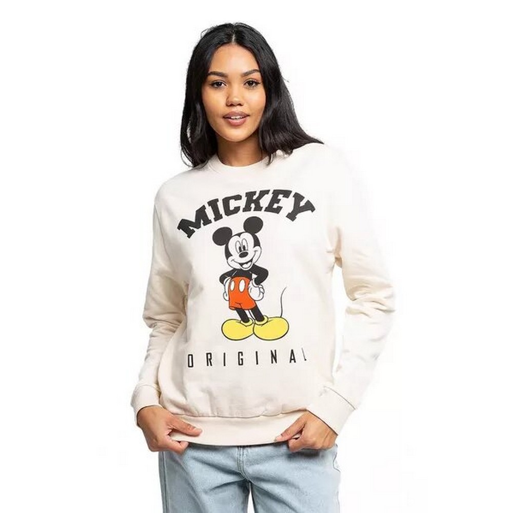 Disney - Womens/Ladies Hello Mickey Mouse Sweatshirt