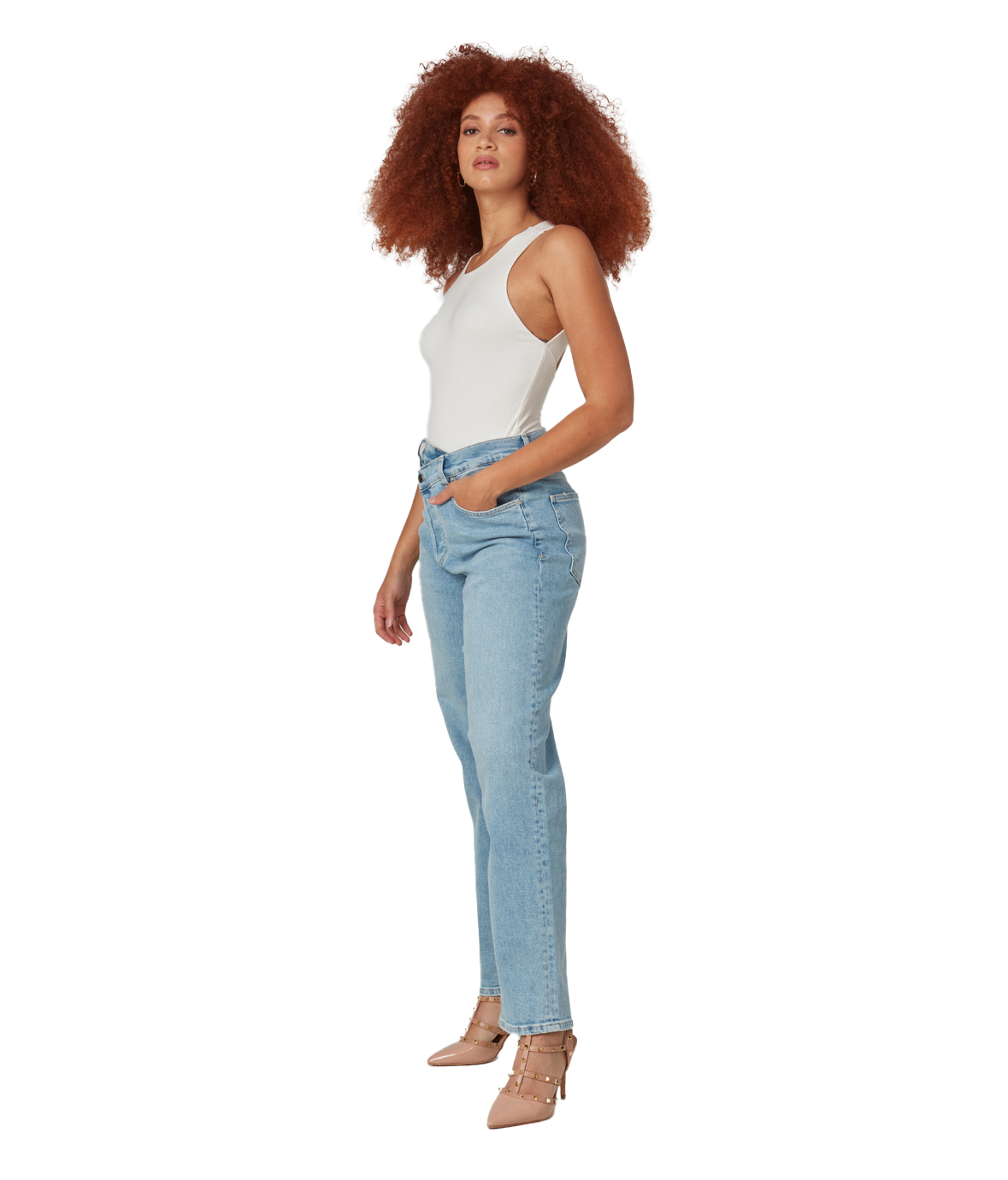 Lola Jeans BAKER-LS High Rise Crossover Jeans