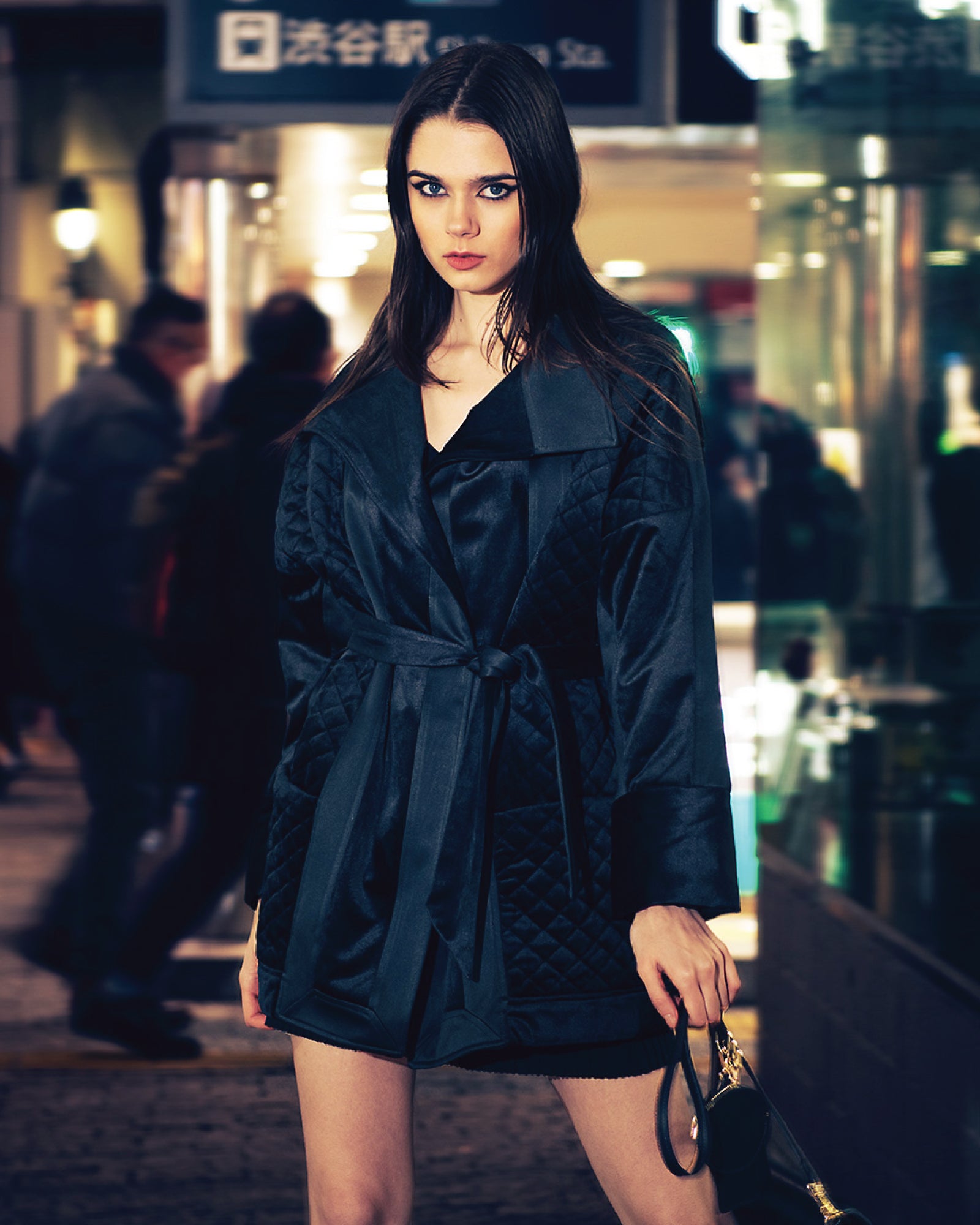 Belle & Bloom Ace of Spades Velvet Coat