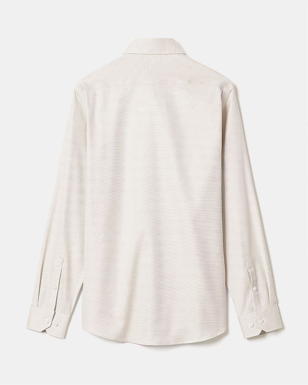 Tailored-Fit Two-Tone Dobby Easy-Care Dress Shirt