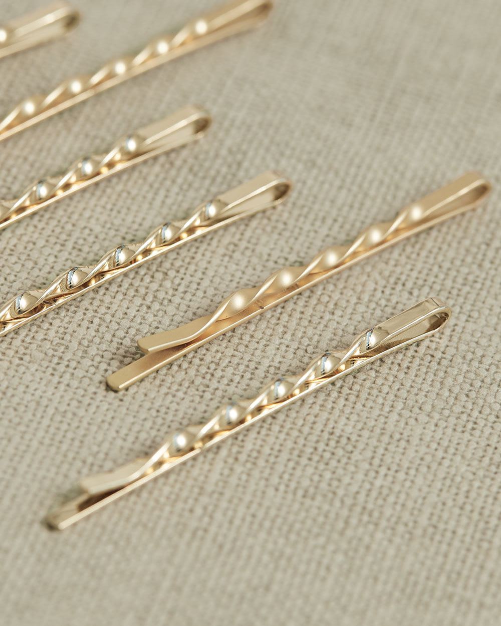 Twisted Hair Pins - Set of 6