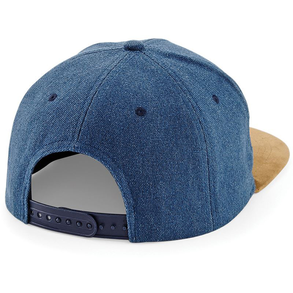 Beechfield - Unisex Faux Suede Peak Snapback Cap