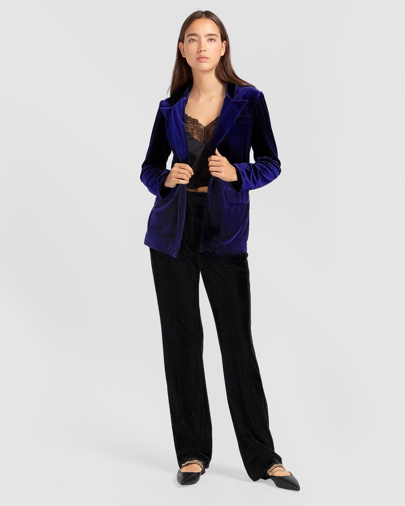 Belle & Bloom Eternity Velvet Blazer