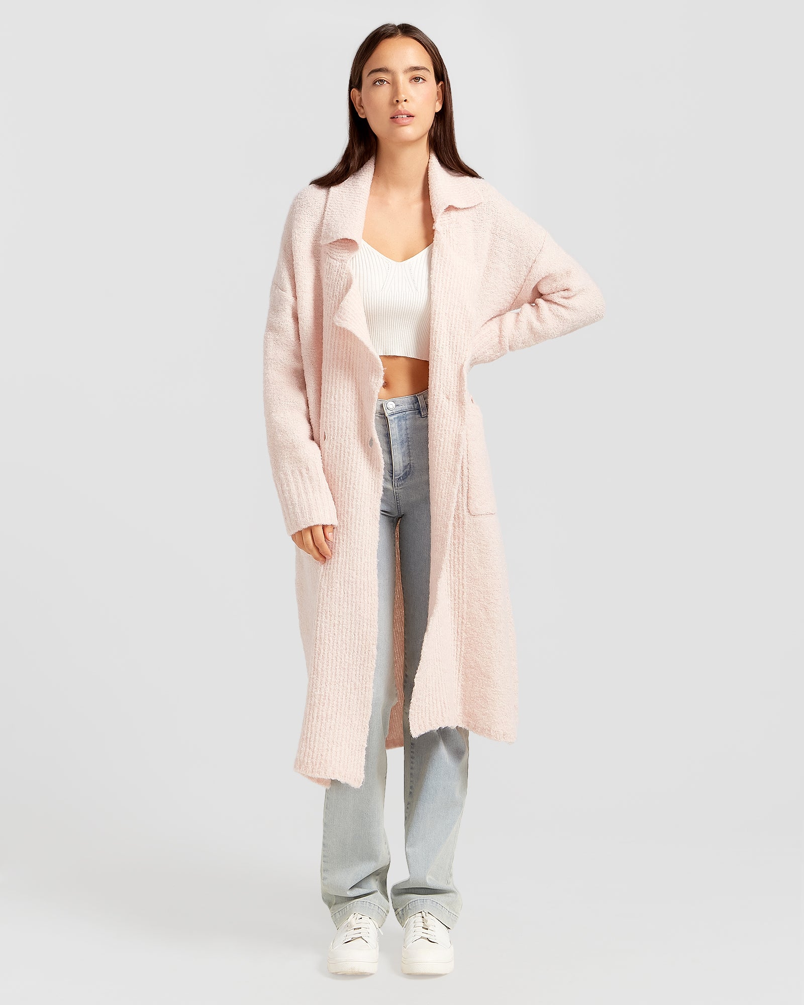 Belle & Bloom Born To Run Sustainable Sweater Coat