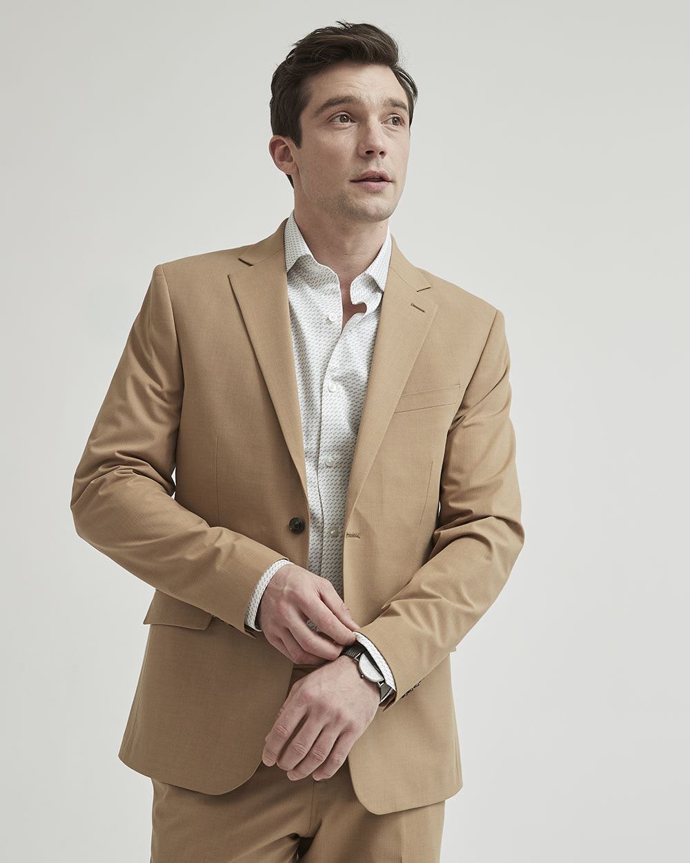 Slim Fit Toasted Coconut Suit Blazer