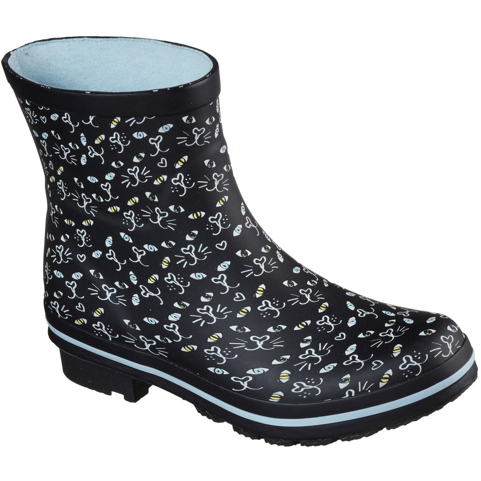 Skechers - Womens/Ladies Bobs Rain Check Misty Eye Galoshes