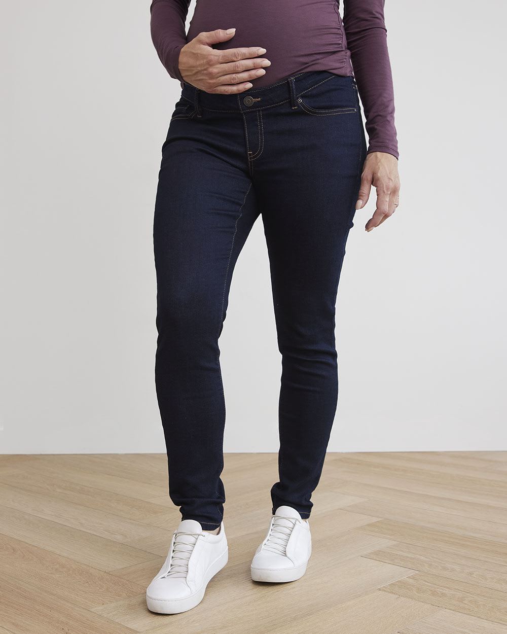 Dark Wash Natalie Jegging - Thyme Maternity