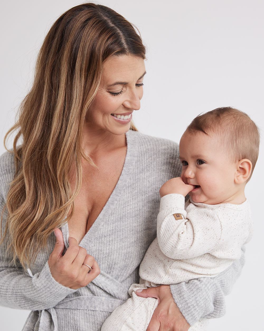 Nursing Wrap Sweater - Thyme Maternity