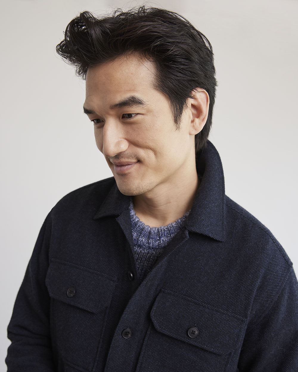 Solid Shacket with Chest Pockets