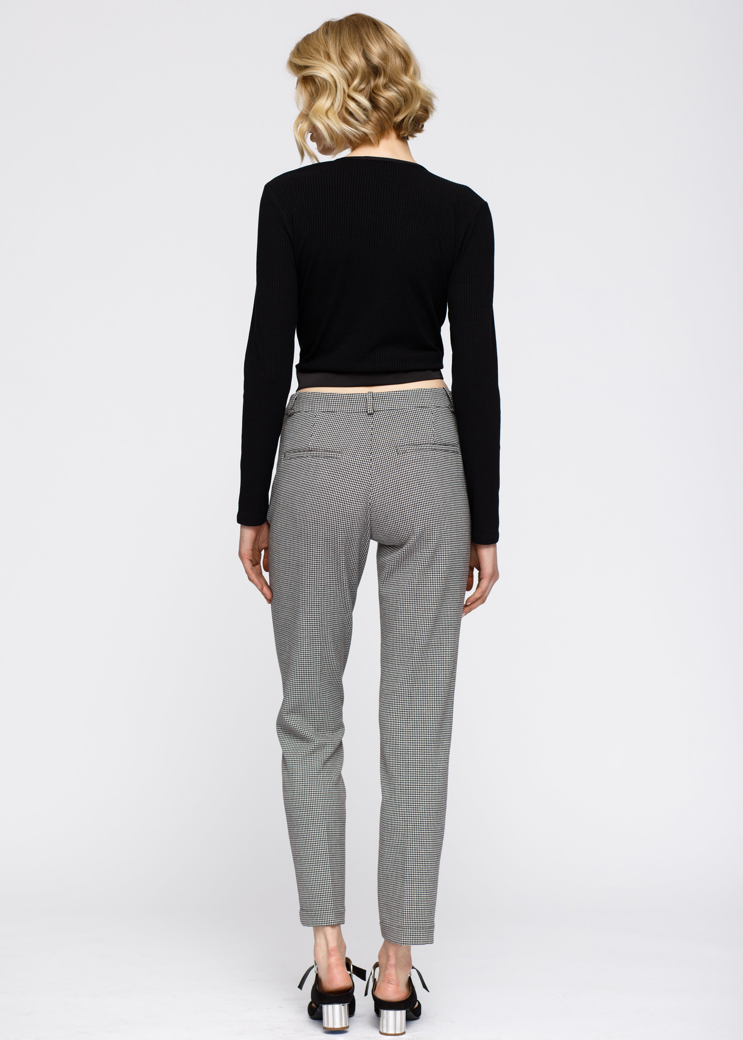 Nurode Front wrap Rib Crop Top