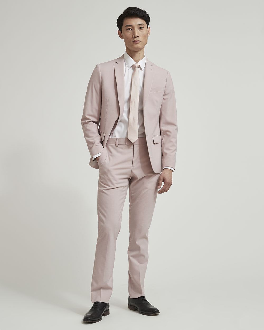 Slim Fit Light Pink Suit Blazer
