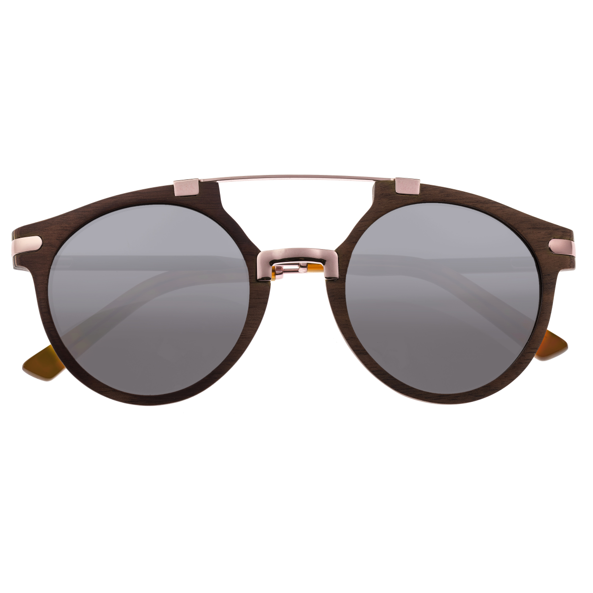 Earth Wood - Petani Polarized Sunglasses - Annato/Green