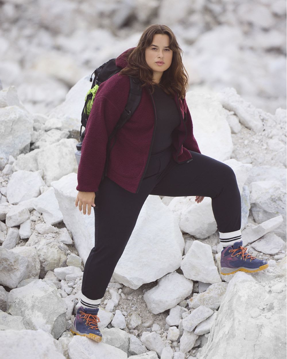 Hooded Sherpa Jacket, Hyba