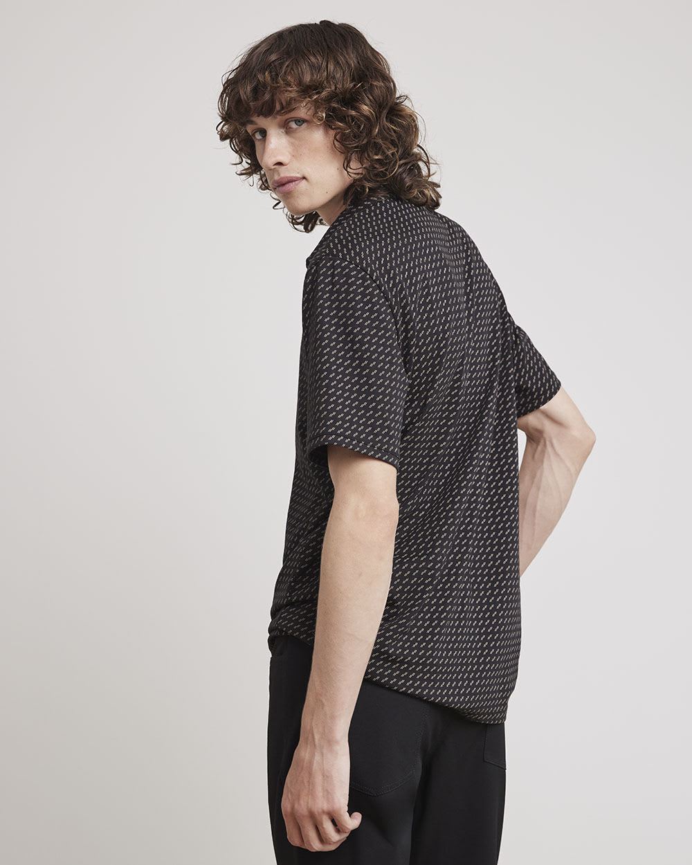 Patterned City Polo
