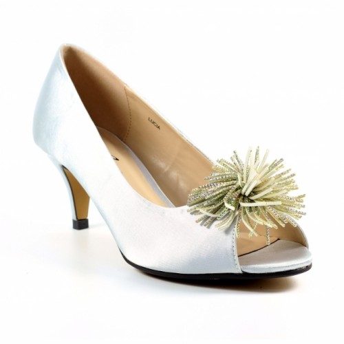 Lunar - Womens/Ladies Lucia Satin Court Shoes