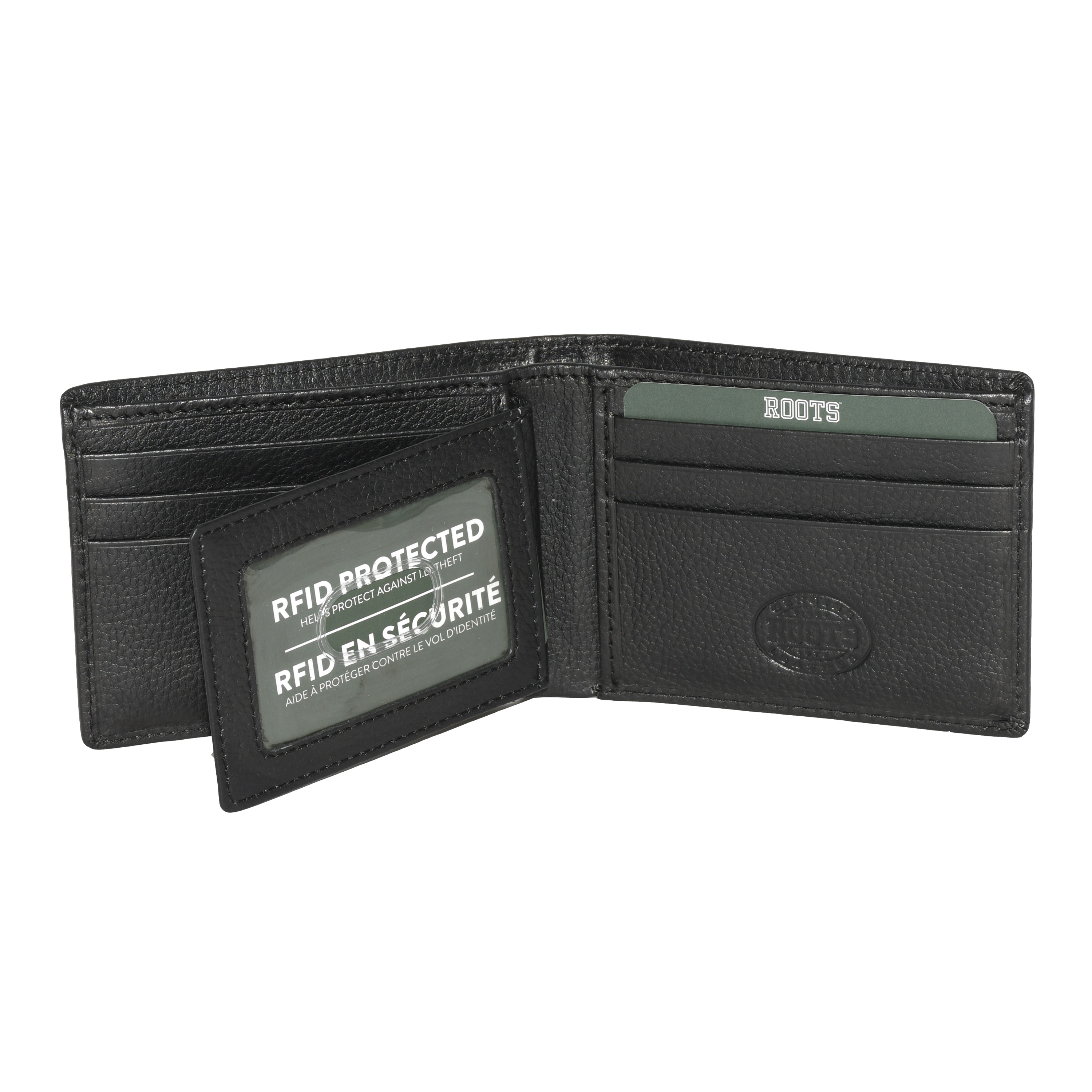 Roots Men's Slimfold Wallet with Removable ID