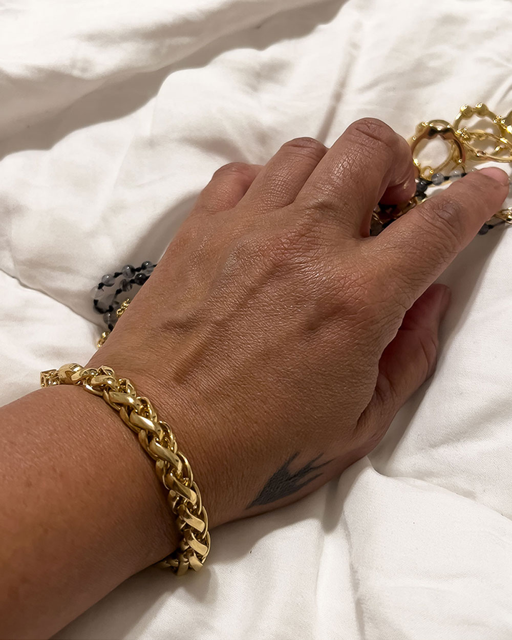 Andreas Wheat Chain Toggle Closure Bracelet - Syd + Pia NYC™
