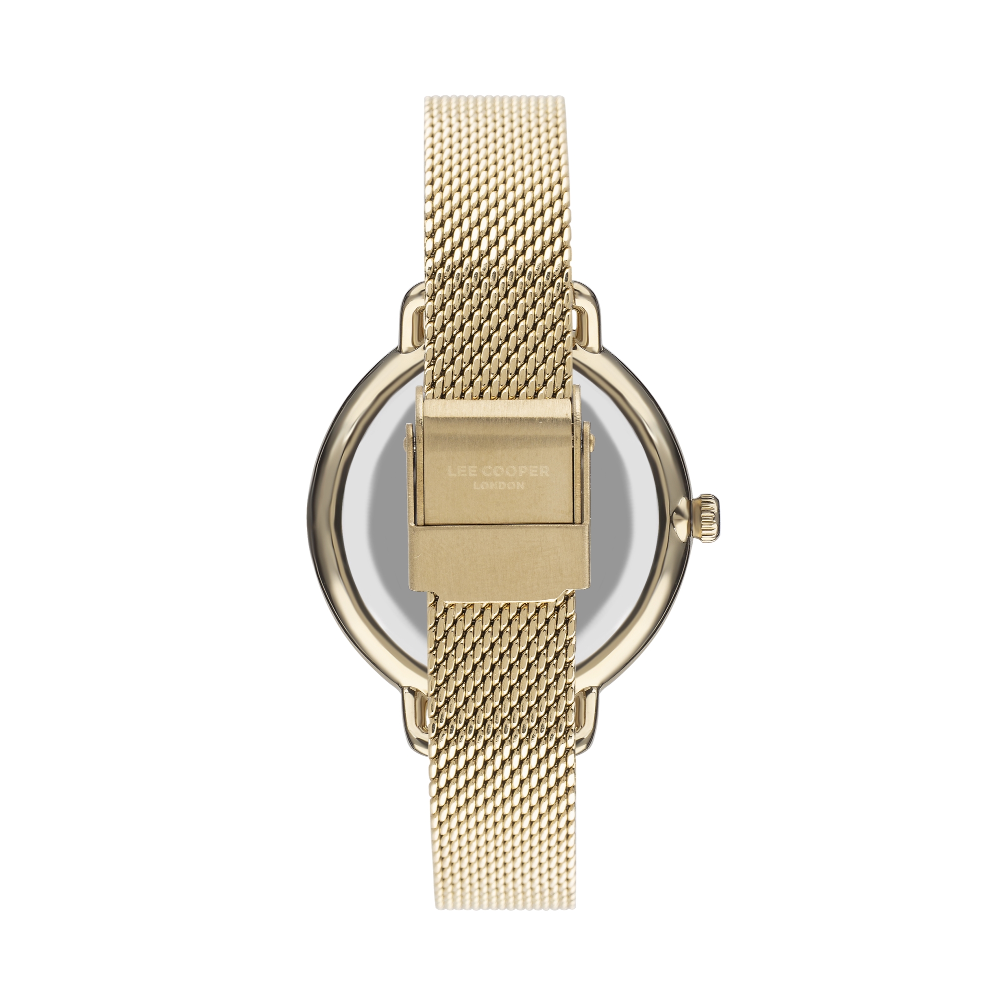 LEE COOPER-Women's Rose Gold 34mm watch w/Black Dial