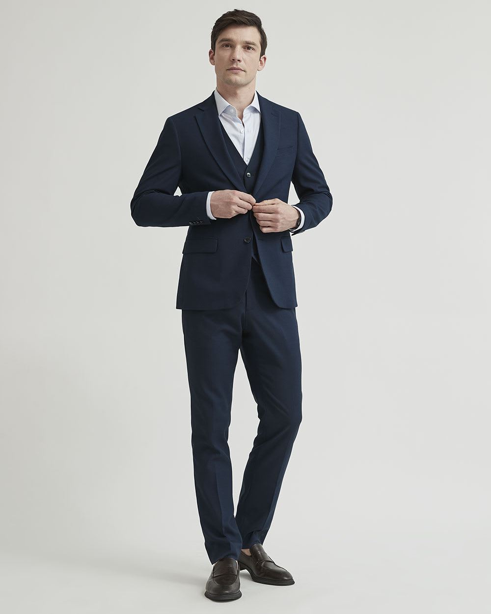 Regular Fit Essential Navy Suit Blazer