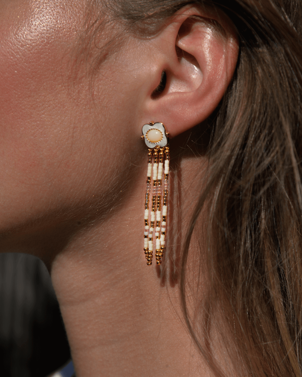 PABLITO Gold & Pastel Earrings