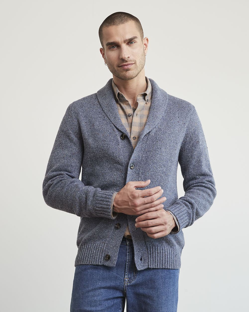 Cardigan with Shawl Collar