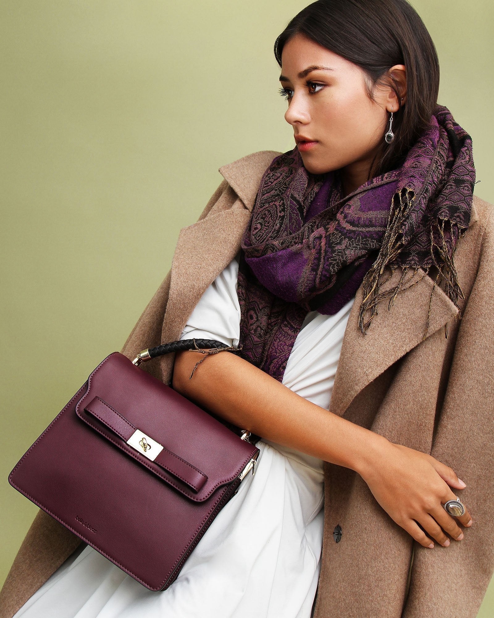 Belle & Bloom NEW FIT Ex Boyfriend Wool Blend Oversized Jacket