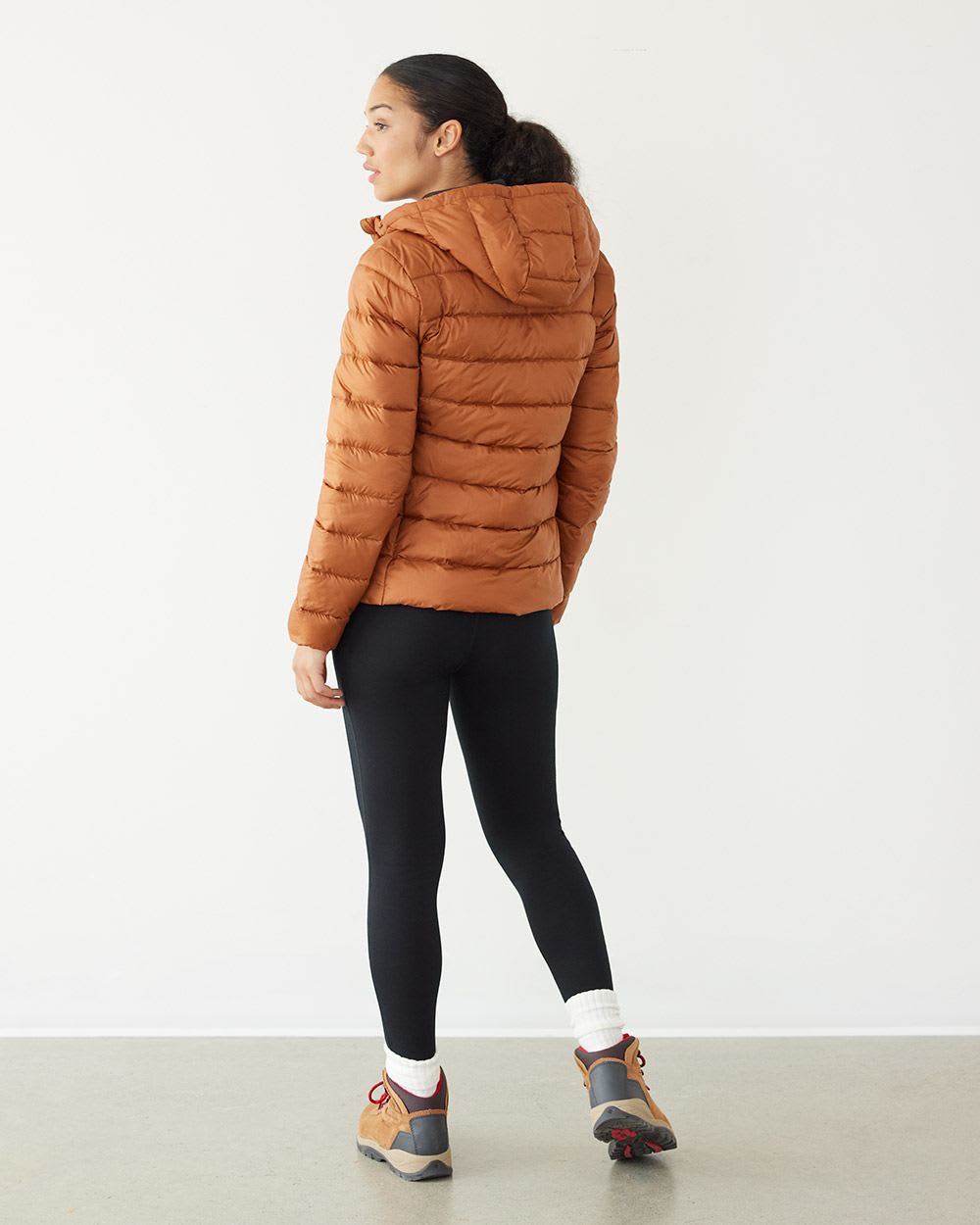 Short Quilted Packable Jacket