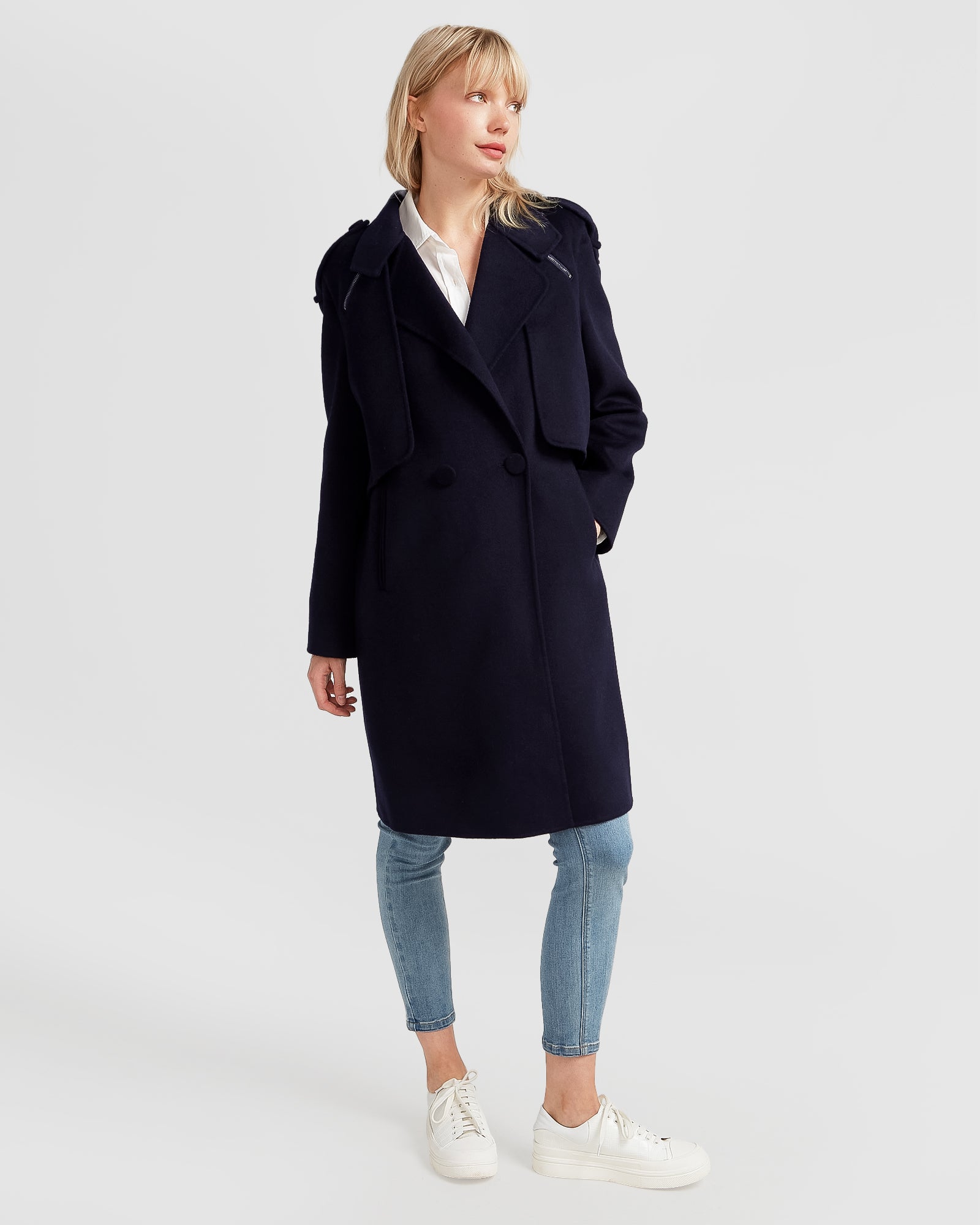 Belle & Bloom Palm City Wool Blend Coat