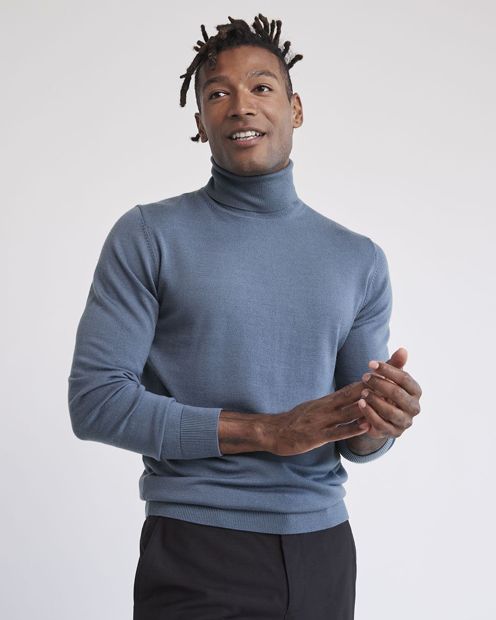 Merino-Wool Turtleneck Sweater